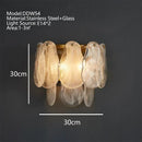 GobekUsa Cloudy Glass Chandeliers: Modern LED Lustre Indoor Lighting for Living Room Décor