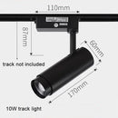 GobekUsa Adjustable Focus Industrial Black Track Spotlights