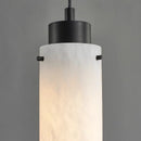GobekUsa Black Gold Marble Cylinder Pendant Light for Modern Home Decor