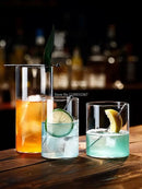 GobekUsa Clear Glass Highball Cup Set - Premium Drinkware for Cocktails and Beverages.