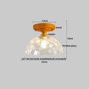 GobekUsa Brass Glass Ceiling Lamp Modern LED Light Fixture - Elegant Home Decor