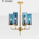 GobekUsa Glass Chandelier: Elegant Nordic Design Hanging Lamp for Kitchen Island, Restaurant, and Home