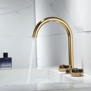 GobekUsa Gold Brass and Marble Widespread Bathroom Faucet 8' Basin Mixer