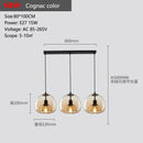GobekUsa Glass Pendant Lights: Stylish LED Chandeliers for Dining Room, Kitchen, and Restaurant Tables