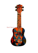 Abstract Electric Guitar Canvas Print - Music Wall Art by GobekUsa