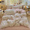 GobekUsa Cloud Touch Ultra Soft Duvet Cover Set in Sweet Design & Double Layer Yarn