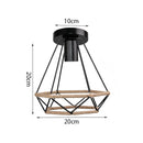 GobekUsa Industrial Hanging Lamp for Kitchen Bedroom Aisle Lighting