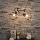GobekUsa Industrial Bicycle Pendant Light for Living Room, Restaurant, and Bar