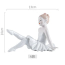 GobekUsa Ceramic Ballet Girl Figurine: Home Decor, Living Room, Bedroom, Kids Gift