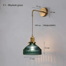 GobekUsa Glass Shade LED Wall Lamp Switched Nordic Light for Luxury Living Room