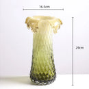 GobekUsa Gradient Glass Vase & Fruit Plate Set for Home Decor & Storage