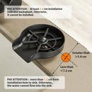 GobekUsa Glass Rinser: Automatic Cup Washer for Home Bar Coffee Pitcher - Kitchen Tool
