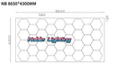 GobekUsa Hexagon LED Ceiling Light: High-Performance, Best-Selling, Honeycomb Design