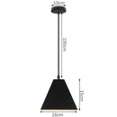GobekUsa Black Aluminium Modern Pendant Light for Living Room Dining Table Decor