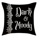 GobekUsa Halloween Pillowcase Set - Festive Sofa Cushion Covers with Pumpkin Cat Witch Hat Print.