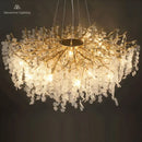 GobekUsa Gold Tree Branch Chandelier: Elegant European Style Pendant Light for Home Decor