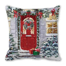 GobekUsa Christmas Short Plush Pillowcase 45x45cm Home Decor