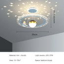GobekUsa LED Chandelier for Boy's Room with Remote Control and Modern Design