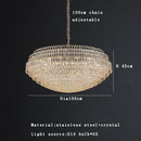 GobekUsa Crystal Chandelier Lights 2025: Luxury Modern Room Decoration