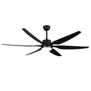 GobekUsa 66" Plastic Blade Ceiling Fan with LED Light and Remote Control