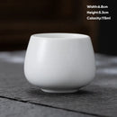 GobekUsa Ceramic KungFu Tea Cup Small Coffee Cups Porcelain Teacup Pottery Water Cup