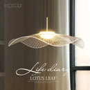 GobekUsa Lotus Leaf Hat Chandelier: Modern Fashion for Living Room & Bedroom