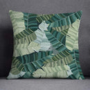 GobekUsa Leaf Pattern Pillowcase: Nordic Style Sofa Cushion Cover for Home Decor & Bedding