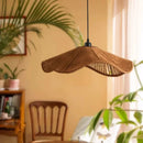 GobekUsa Japanese Hemp Knit Pendant Light E27 LED Lamp - Nordic Wabi Sabi Style