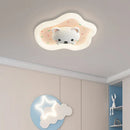 GobekUsa Kids Room Ceiling Lights Pink Blue Modern Children's Lamp for Home Decor