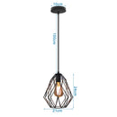 GobekUsa Industrial Black Mini Pendant Light for Dining Room, Bar, and Clothing Store