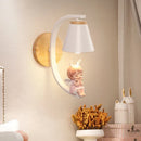 GobekUsa Angel Girl Bedroom Wall Sconces LED Light Fixtures