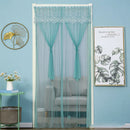 GobekUsa Lace Embroider Summer Insect Net Door Curtain for Living Room and Bedroom