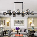 GobekUsa LED Glass Ball Pendant Light for Dining Kitchen Bedroom Chandelier Island Decor