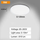 GobekUsa LED Panel Ceiling Light 48w 36w 24w 18w for Bedroom Living Room Home Lighting