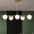 GobekUsa Gold Glass Ball LED Pendant Light for Kitchen Dining Room Lighting