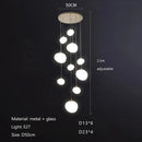 GobekUsa Gregg Glass Pendant Light: Stylish LED Hanging Lamp for Dining Kitchen LOFT.
