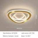 GobekUsa Gold Luxury LED Ceiling Chandelier for Modern Living Rooms, Bedrooms, and Kitchens