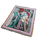 GobekUsa Guitar Boy Throw Blanket - Boho Leisure Decor for Living Room or Camping