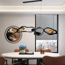 GobekUsa LED Pendant Chandeliers Modern Home Decor Hanging Light Indoor Lighting
