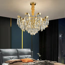 GobekUsa LED Sunflower Crystal Ceiling Chandelier for Home Decor and Lighting Fixture