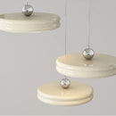 GobekUsa Circular Dimmable Pendant Light Modern Chandelier for Dining Room, Kitchen Island