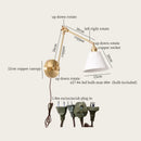 GobekUsa Ceramic LED Wall Lamp with Pull Chain Switch for Stair, Bathroom, Living Room