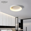 GobekUsa LED Ceiling Lights: White Grey Modern Design, Dimmable for Living Room Bedroom Dining