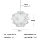 GobekUsa Elegant Silk Pendant Lamp for Home and Hospitality Lighting