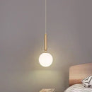 GobekUsa Glass Ball LED Pendant Chandelier for Bedroom Dining Room Kitchen Island