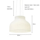 GobekUsa LED Chandelier: Nordic Pendant Light for Home Decor in Living, Dining, Kitchen, Bedroom