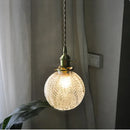 GobekUsa Glabe Glass LED Pendant Light Fixture, Nordic Modern Design for Bedroom, Kitchen, Aisle
