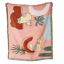 GobekUsa Gothic Thread Double-sided Tapestry Blanket - Versatile Homestay and Outdoor Decoration