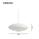 GobekUsa Bubble Silk Pendant Chandelier for Dining Living Room Kitchen Island & Bedroom