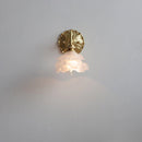 GobekUsa Frosted Glass LED Wall Light Switch Socket Copper Lampara Pared